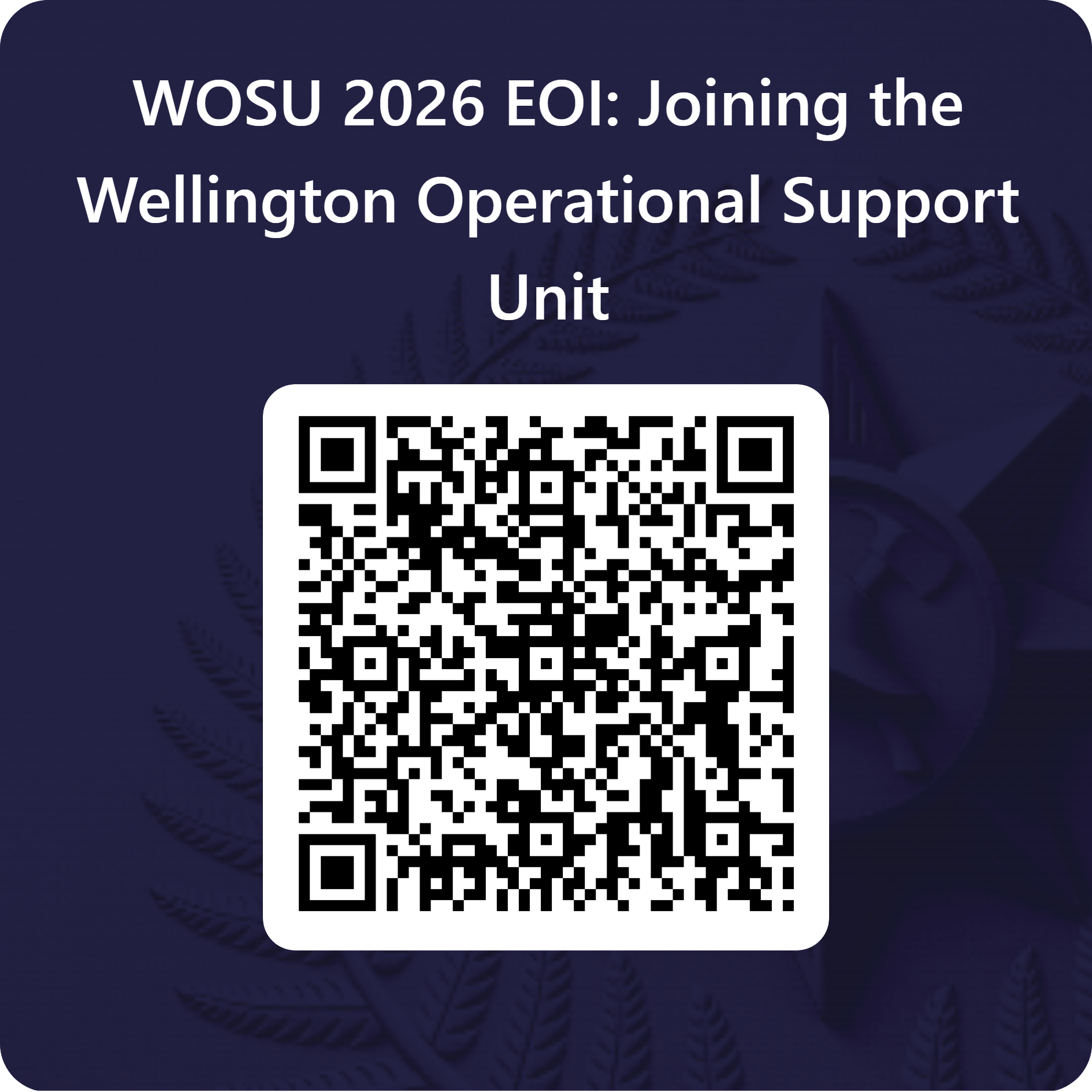 QRCode for WOSU 2026 EOI_ Joining the Wellington Operational Support Unit